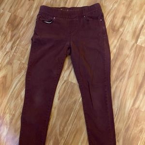 Maroon Levi jeans